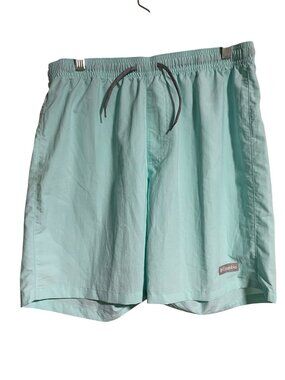 Columbia Mens Swim Shorts Size M Green Quick Dry